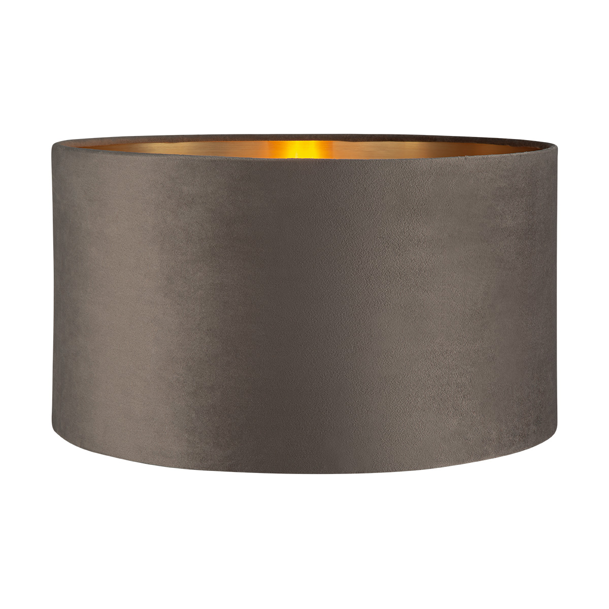Tangla lighting - TLS7564-40DG - Lampshade - velvet - dark grey - diameter 40cm - E27