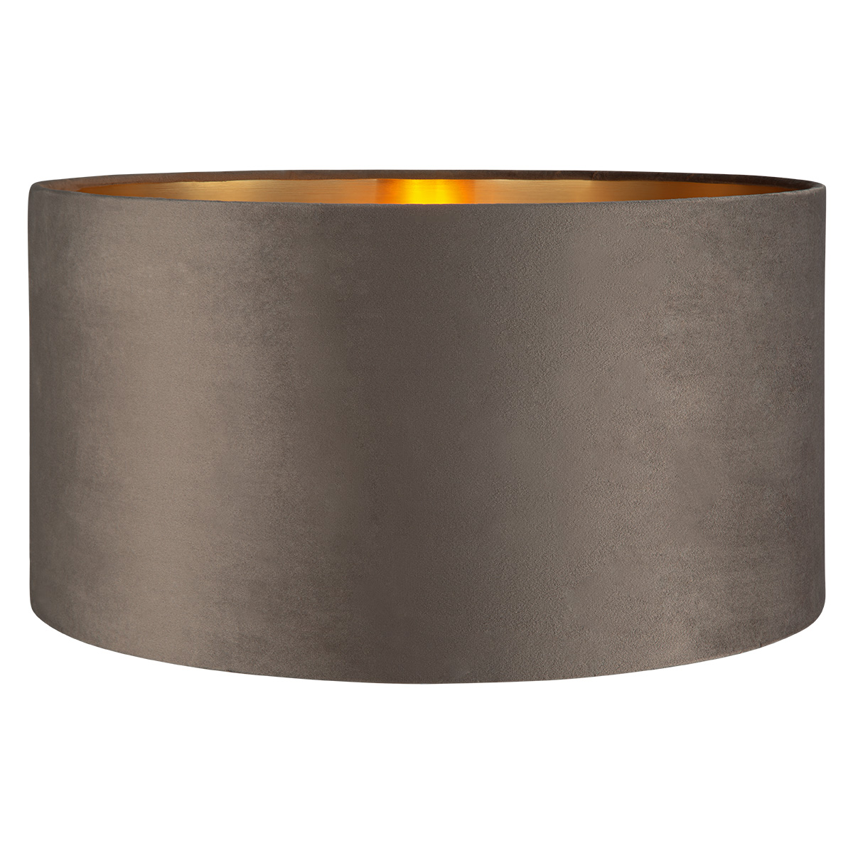 Tangla lighting - TLS7564-45DG - Lampshade - velvet - dark grey - diameter 45cm - E27