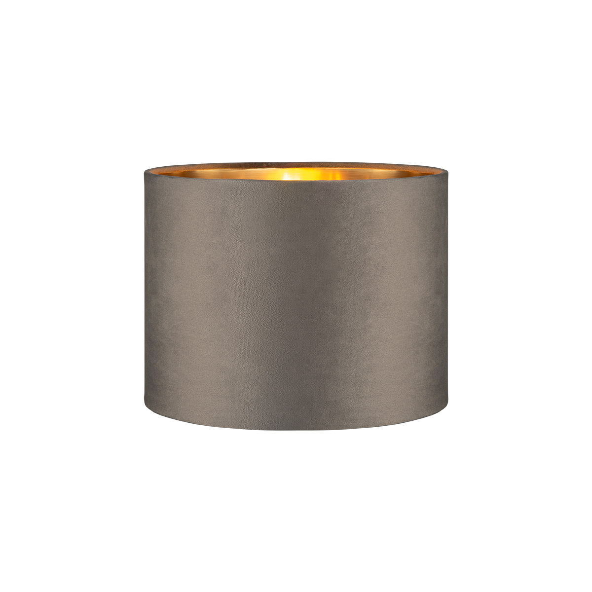 Tangla lighting - TLS7564-25GY - Lampshade - velvet - grey - diameter 25cm - E27