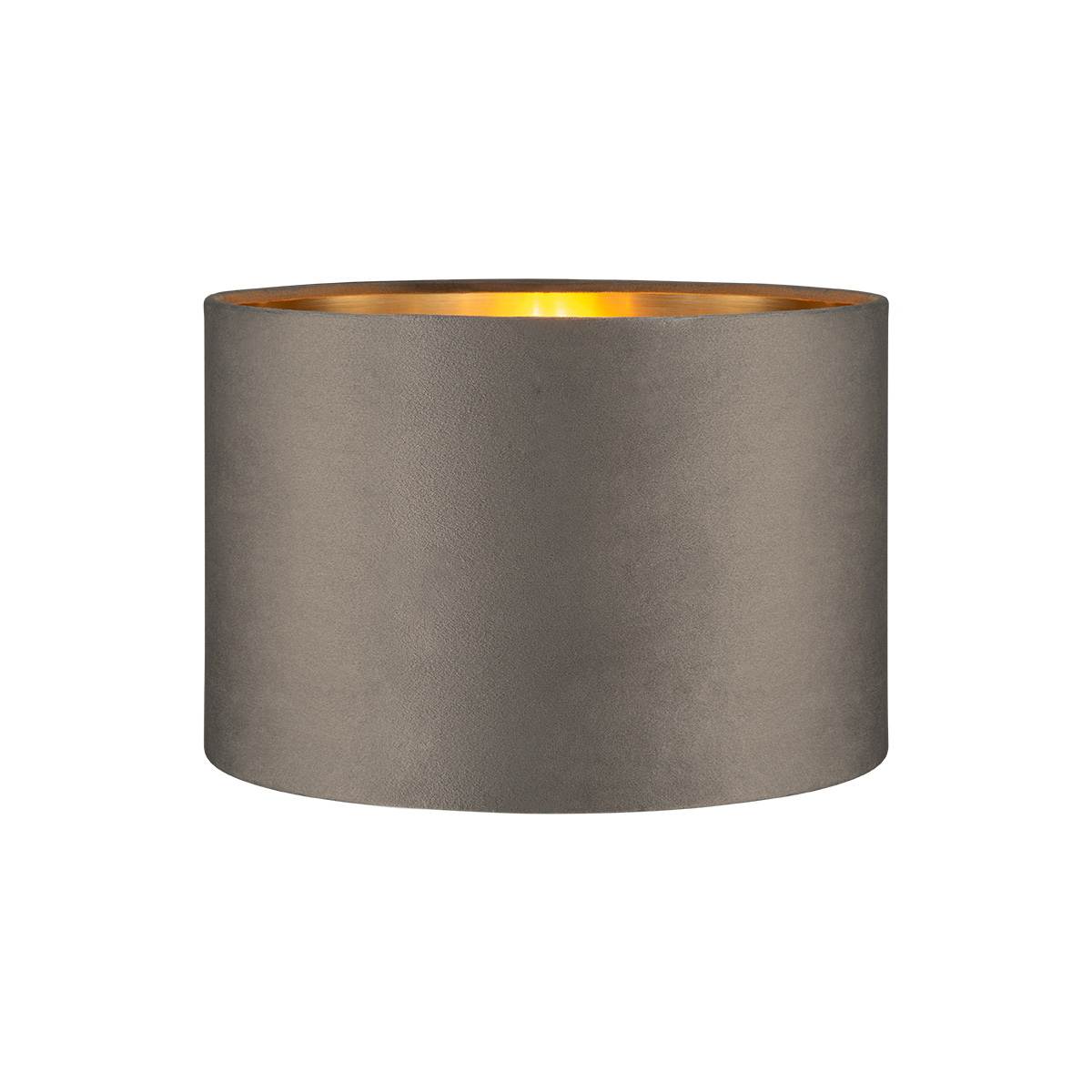 Tangla lighting - TLS7564-30GY - Lampshade - velvet - grey - diameter 30cm - E27