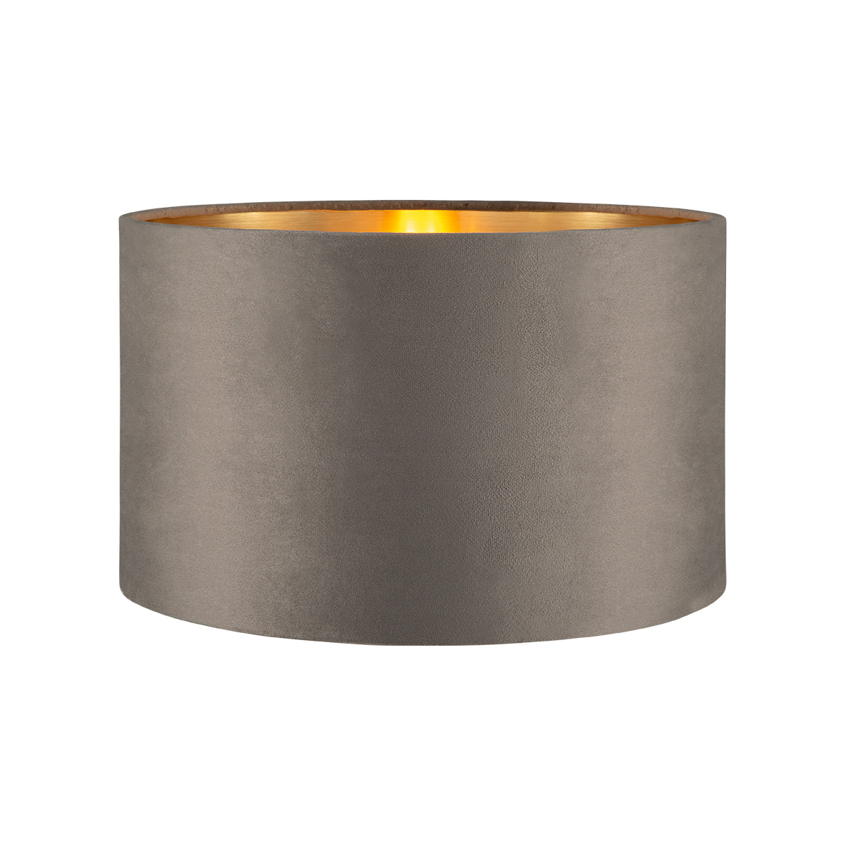 Tangla lighting - TLS7564-35GY - Lampshade - velvet - grey - diameter 35cm - E27
