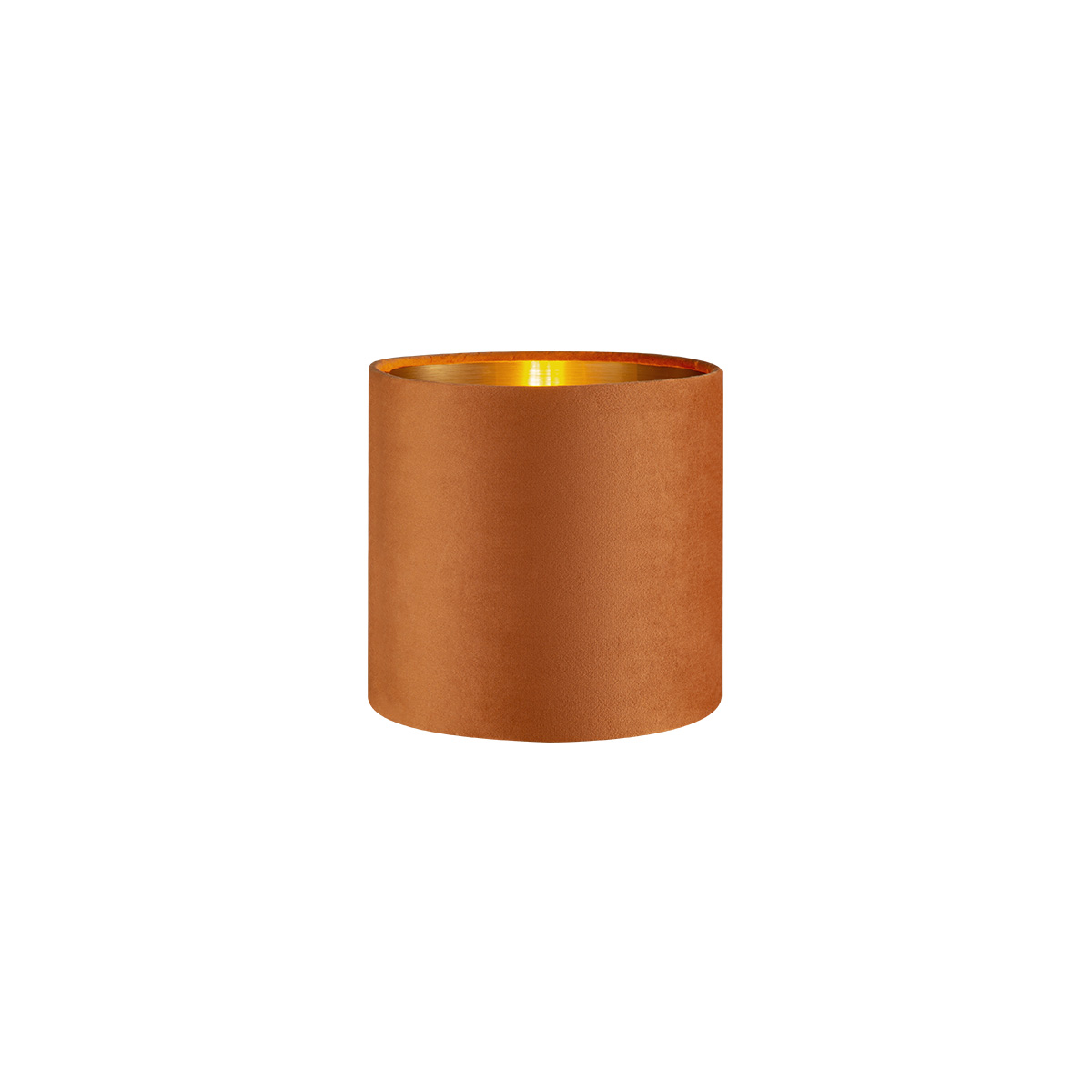 Tangla lighting - TLS7564-15OG - Lampshade - velvet - orange - diameter 16cm - E27