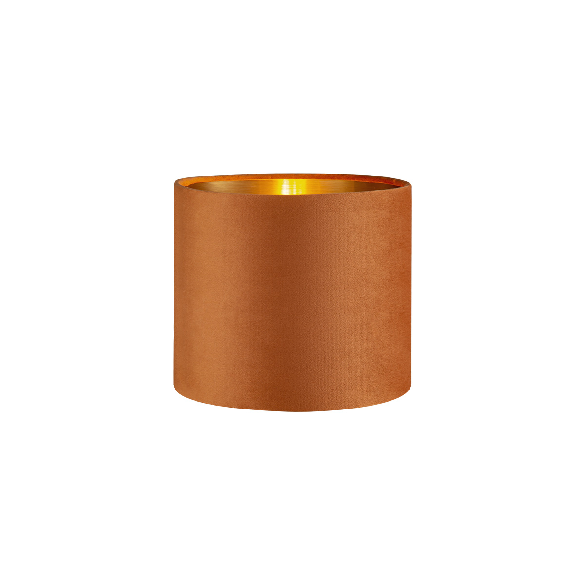 Tangla lighting - TLS7564-20OG - Lampshade - velvet - orange - diameter 20cm - E27