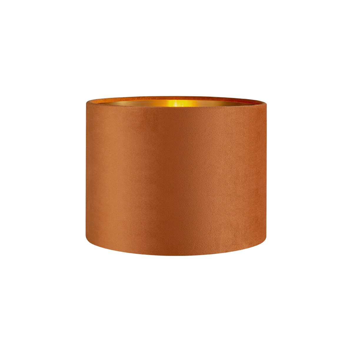 Tangla lighting - TLS7564-25OG - Lampshade - velvet - orange - diameter 25cm - E27