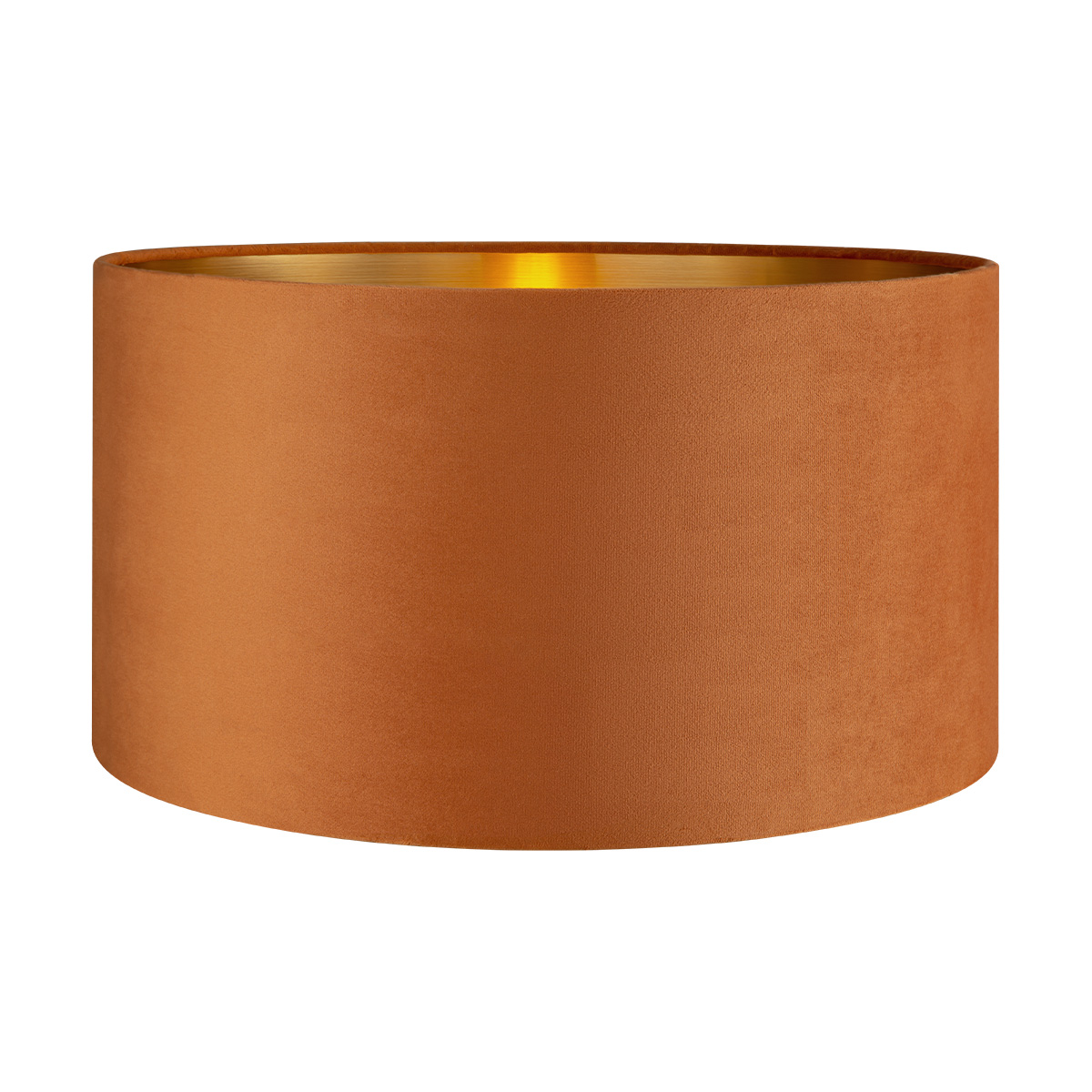 Tangla lighting - TLS7564-40OG - Lampshade - velvet - orange - diameter 40cm - E27
