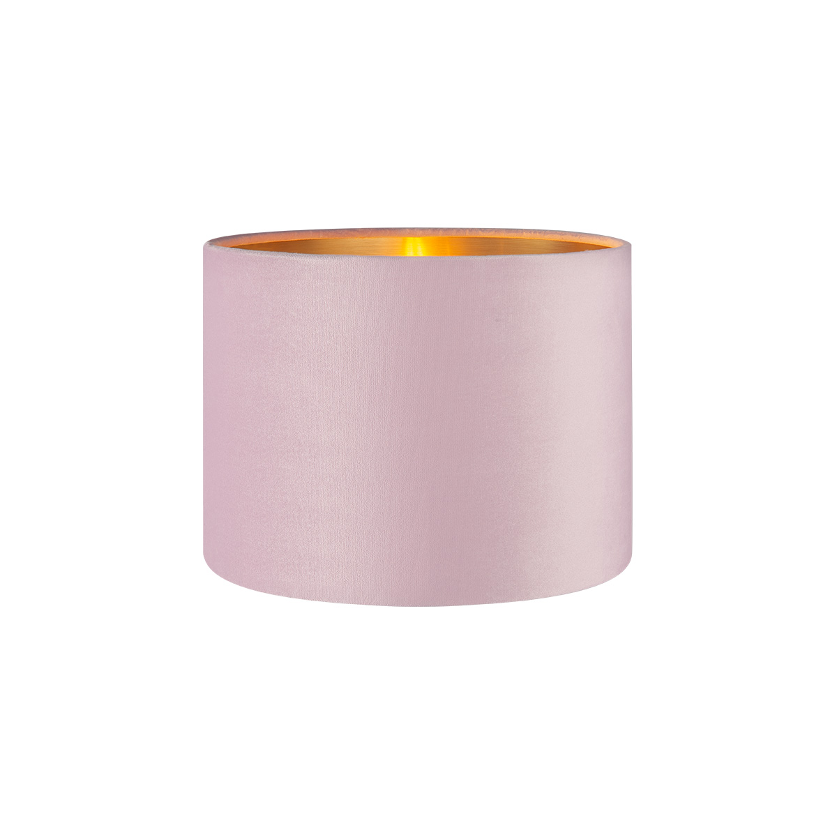 Tangla lighting - TLS7564-25PK - Lampshade - velvet - pink - diameter 25cm - E27
