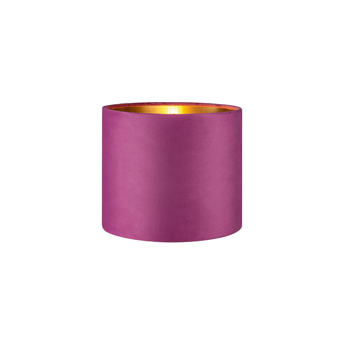 Tangla lighting - TLS7564-20PP - Lampshade - velvet - purple - diameter 20cm - E27