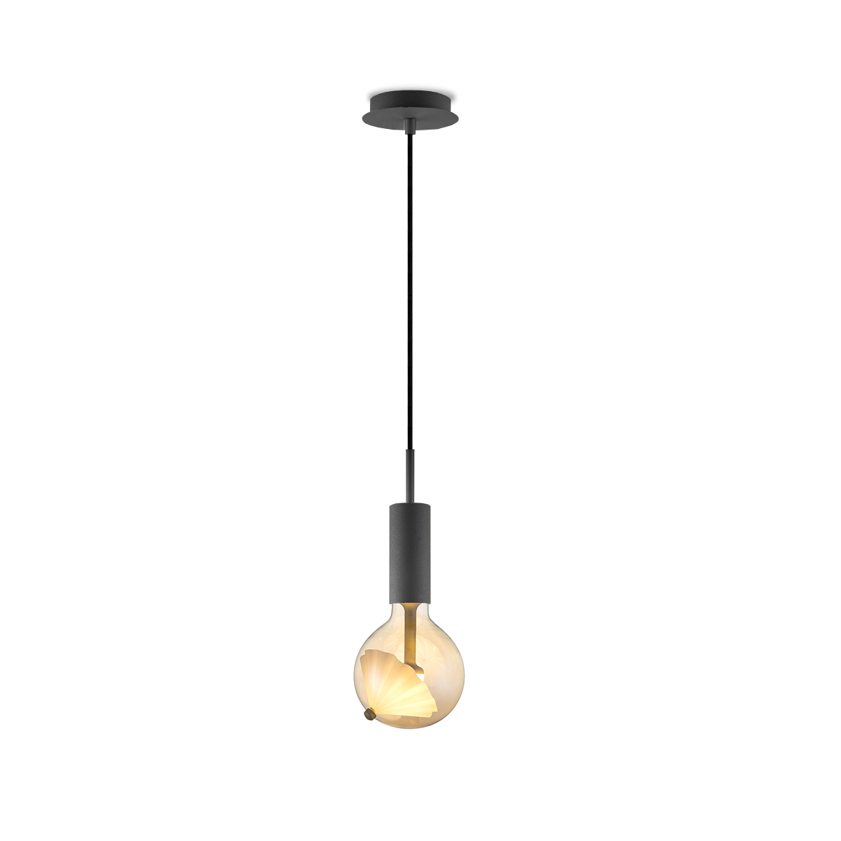 Tangla lighting - TLP7045-14SB - LED Pendant lamp 1 Light move me globus - black - large - globus - E27