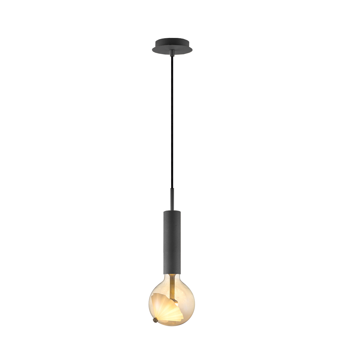 Tangla lighting - TLP7045-21SB - LED Pendant lamp 1 Light move me globus - black - medium - globus - E27