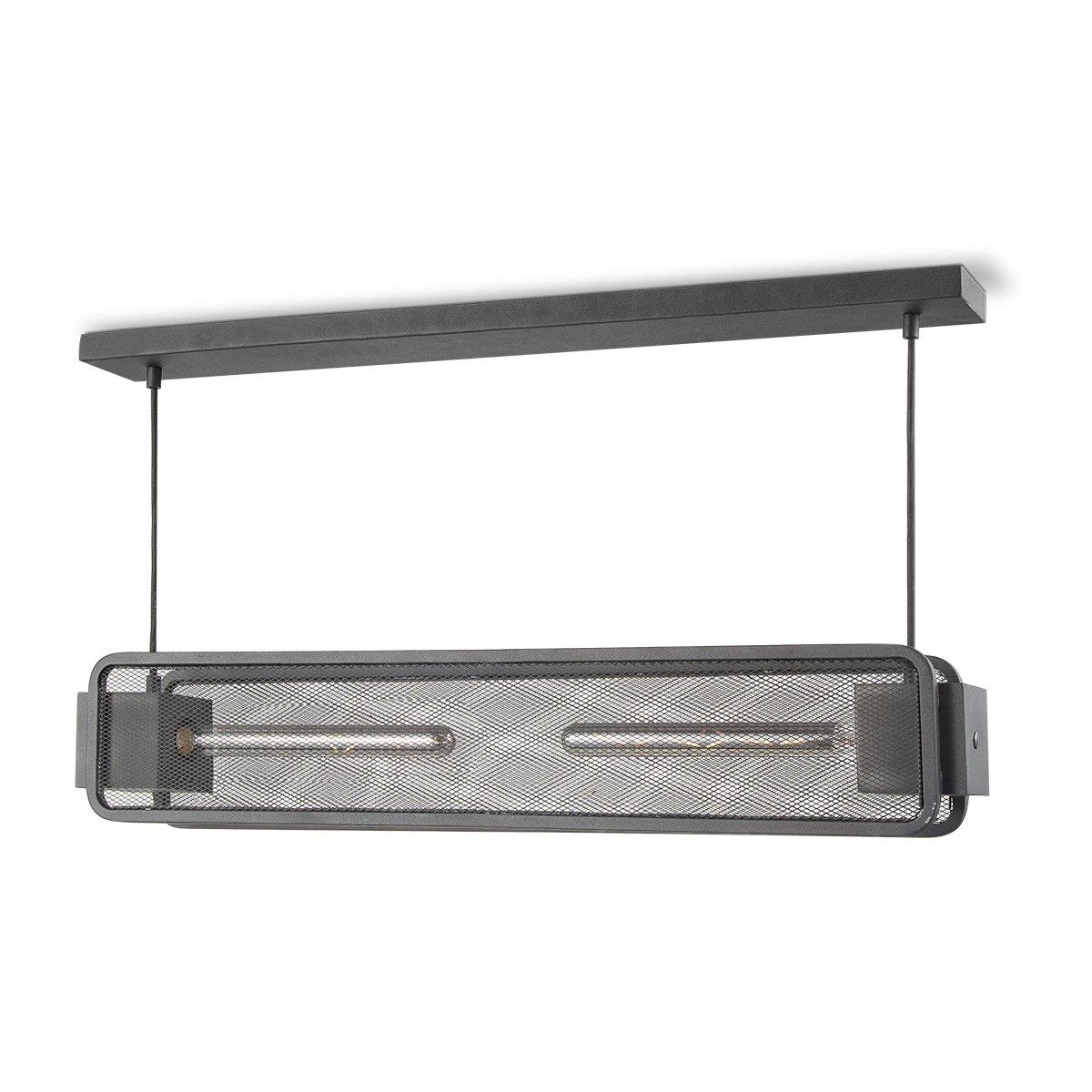Tangla lighting - TLP4003-02SB - LED Pendant lamp 2 Lights - metal - sand black - double mesh - E27