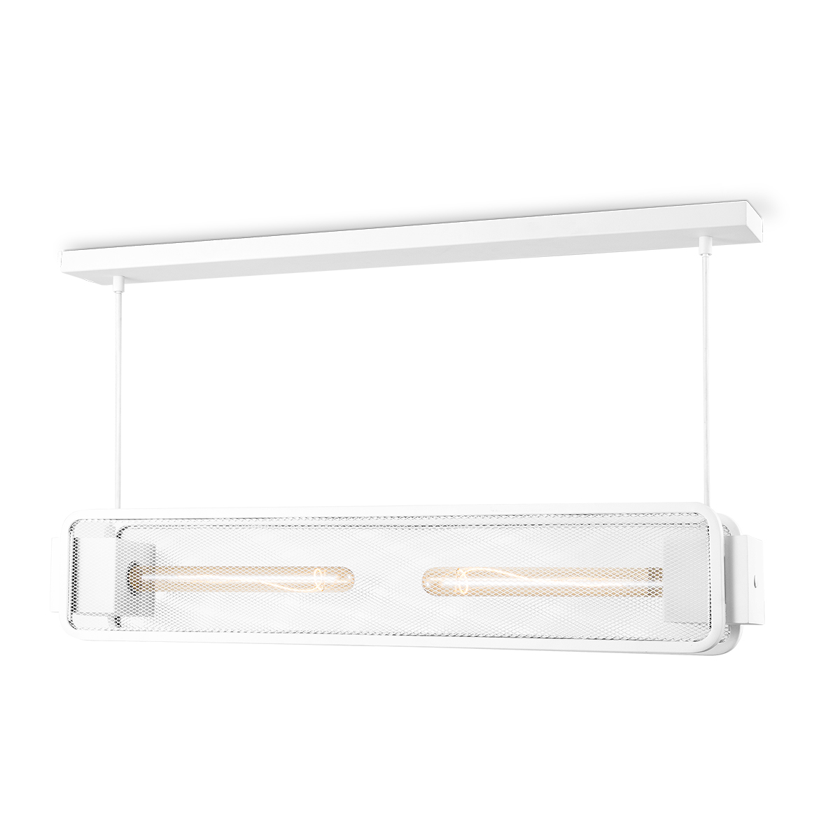 Tangla lighting - TLP4003-02SW - LED Pendant lamp 2 Lights - metal - sand white - double mesh - E27