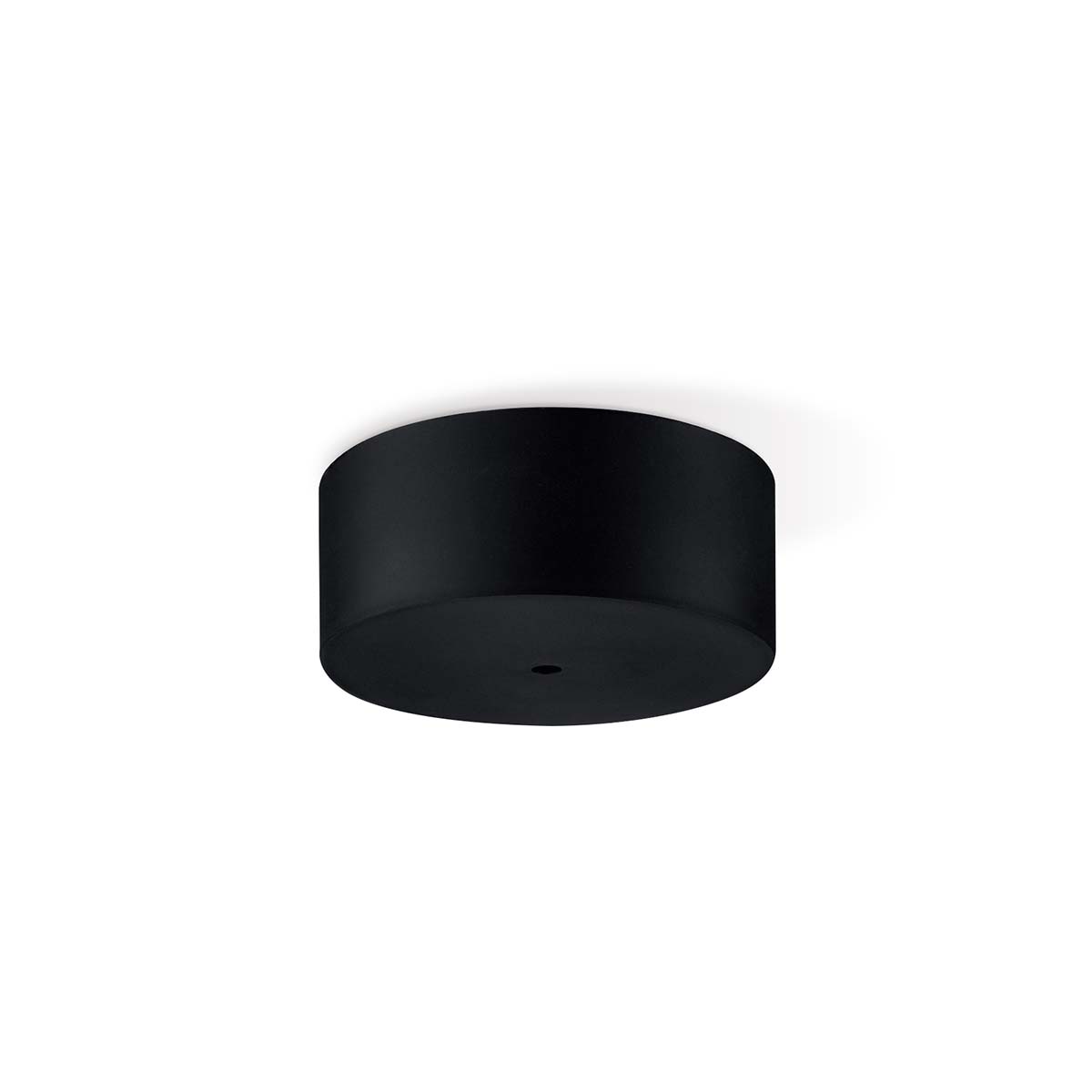 Tangla lighting - TLCP022-01BK - Silicon 1 Light round canopy cylinder - black