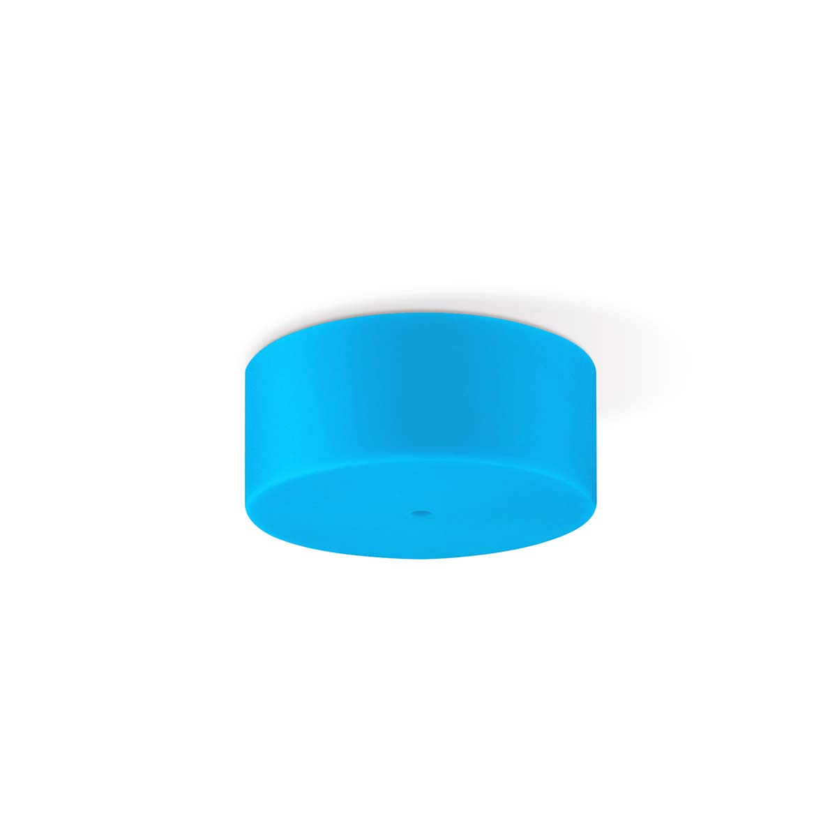 Tangla lighting - TLCP022-01BL - Silicon 1 Light round canopy cylinder - blue
