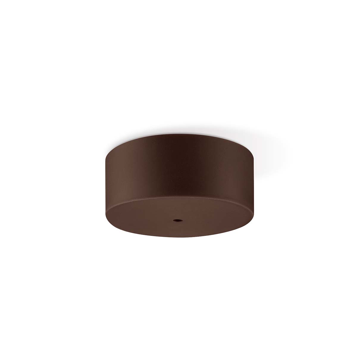 Tangla lighting - TLCP022-01BN - Silicon 1 Light round canopy cylinder - brown