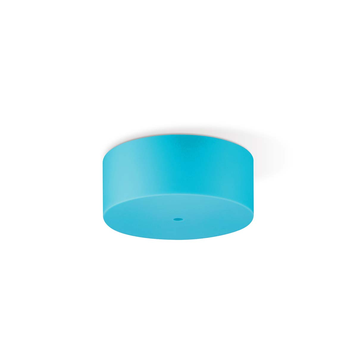 Tangla lighting - TLCP022-01LBL - Silicon 1 Light round canopy cylinder - light blue