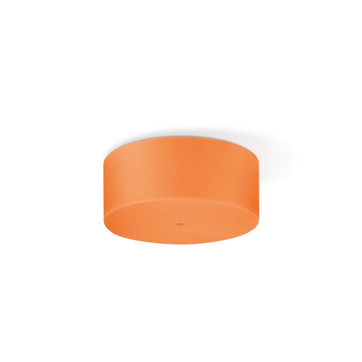 Tangla lighting - TLCP022-01OG - Silicon 1 Light round canopy cylinder - orange