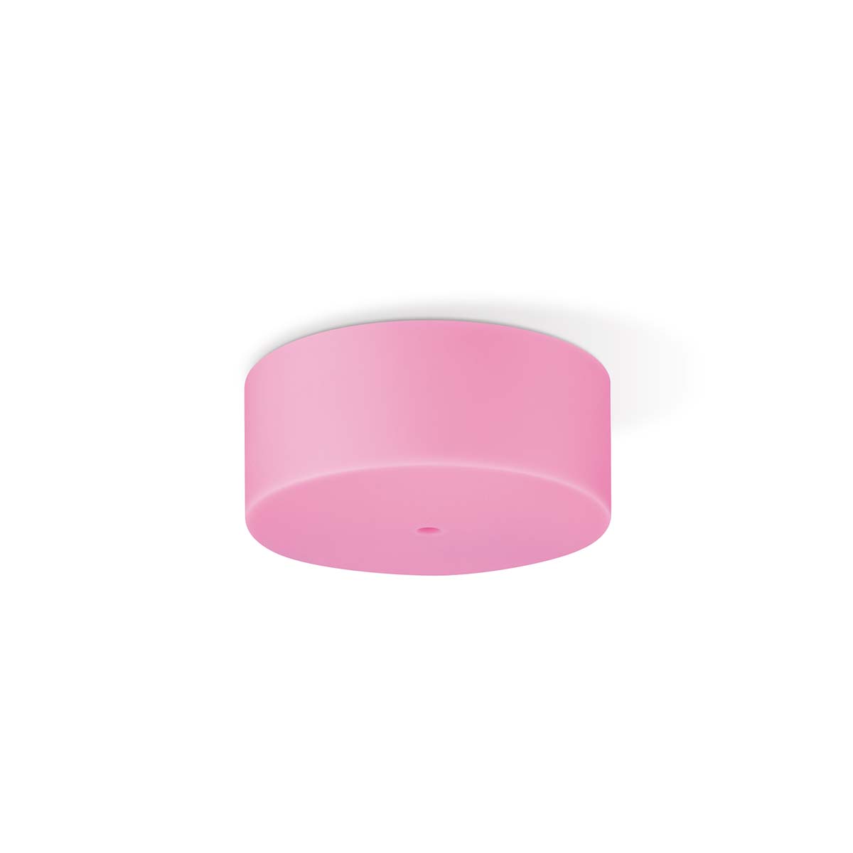 Tangla lighting - TLCP022-01PK - Silicon 1 Light round canopy cylinder - pink