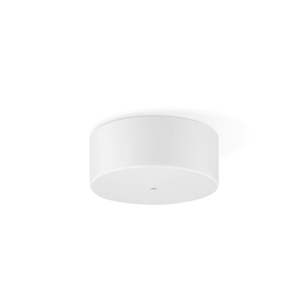 Tangla lighting - TLCP022-01WT - Silicon 1 Light round canopy cylinder - white
