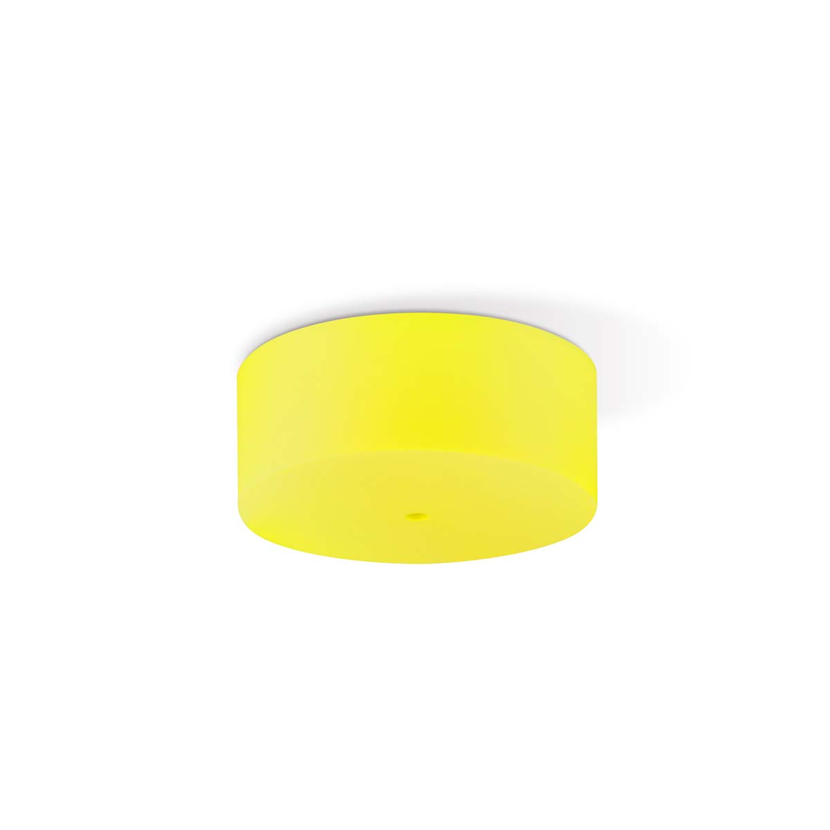 Tangla lighting - TLCP022-01YE - Silicon 1 Light round canopy cylinder - yellow