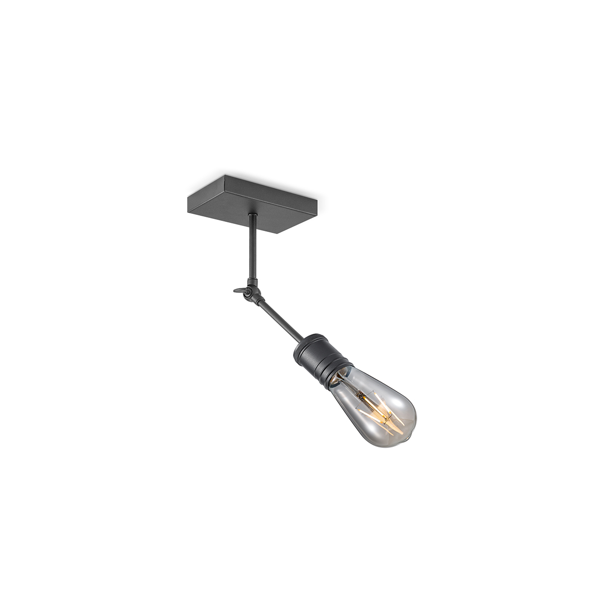 Tangla lighting - TLS7000-01SB - Spotlight 1 Light - metal - sand black - extend Spot - E27