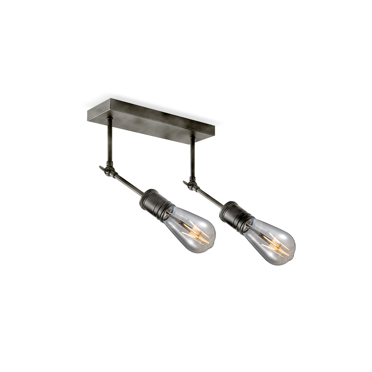 Tangla lighting - TLS7000-02GM - Spotlight 2 Lights - metal - burned metal - extend Spot - E27