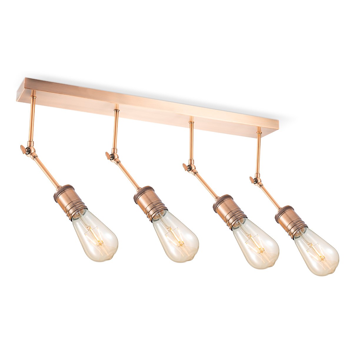 Tangla lighting - TLS7000-04CP - Spotlight 4 Lights - metal - copper - extend Spot - E27