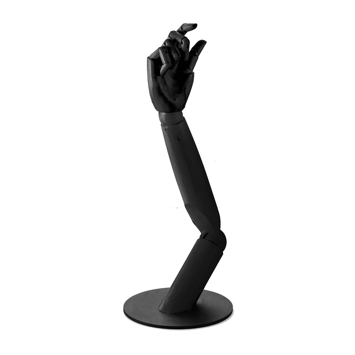 Tangla lighting - TLTL004BK - Table fixture wood long right arm - mat black - adjustable