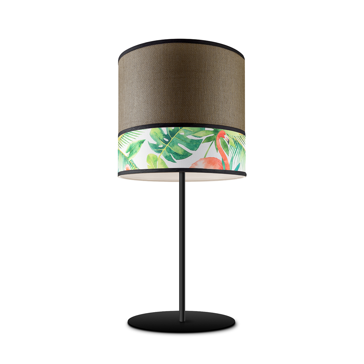 Tangla lighting - TLT7012-25D - Table lamp 1 Light - metal + paper + TC fabric - spring - dark crane - E27