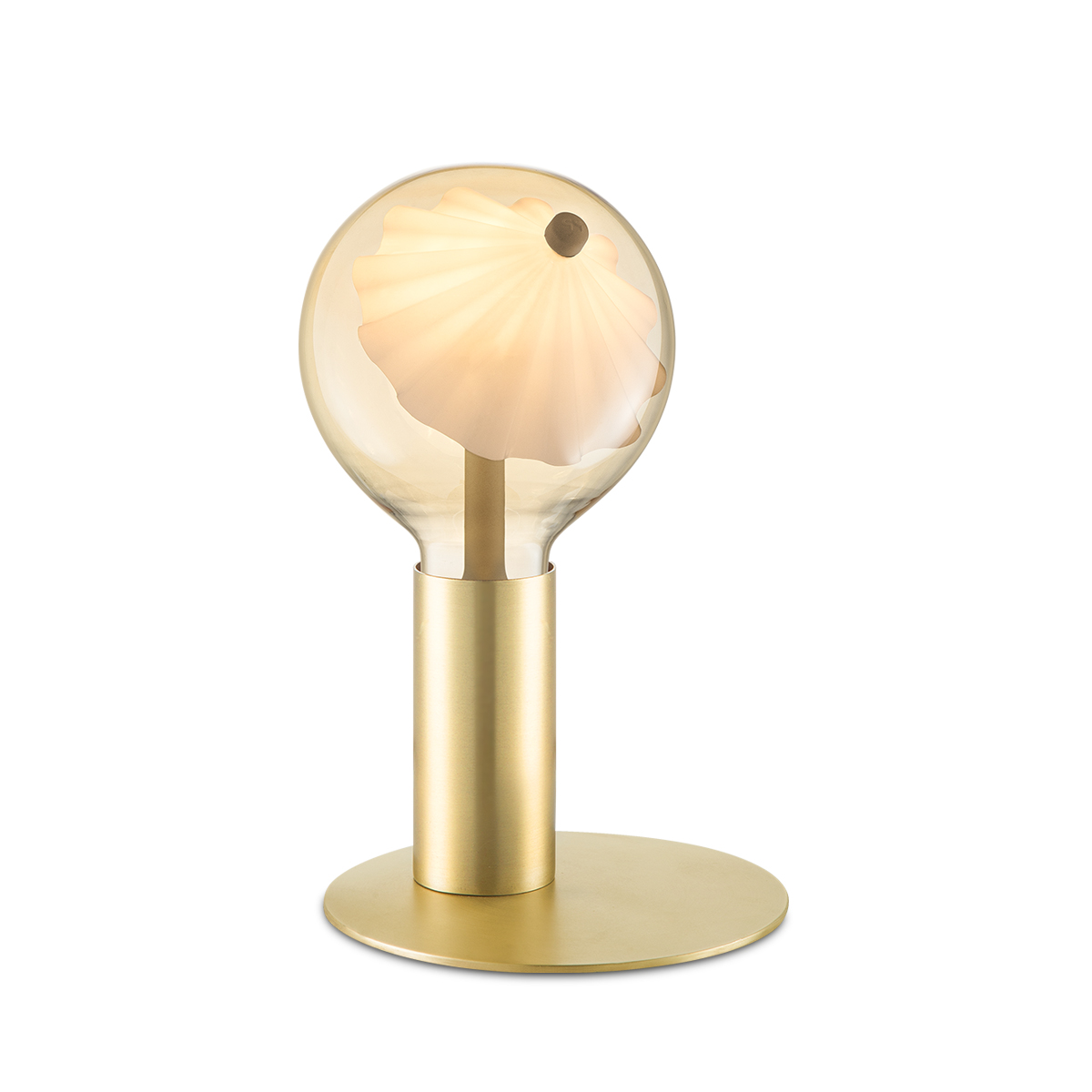 Tangla lighting - TLT7045-11BS - Table lamp 1 Light - metal - move me globus - brass - medium - E27