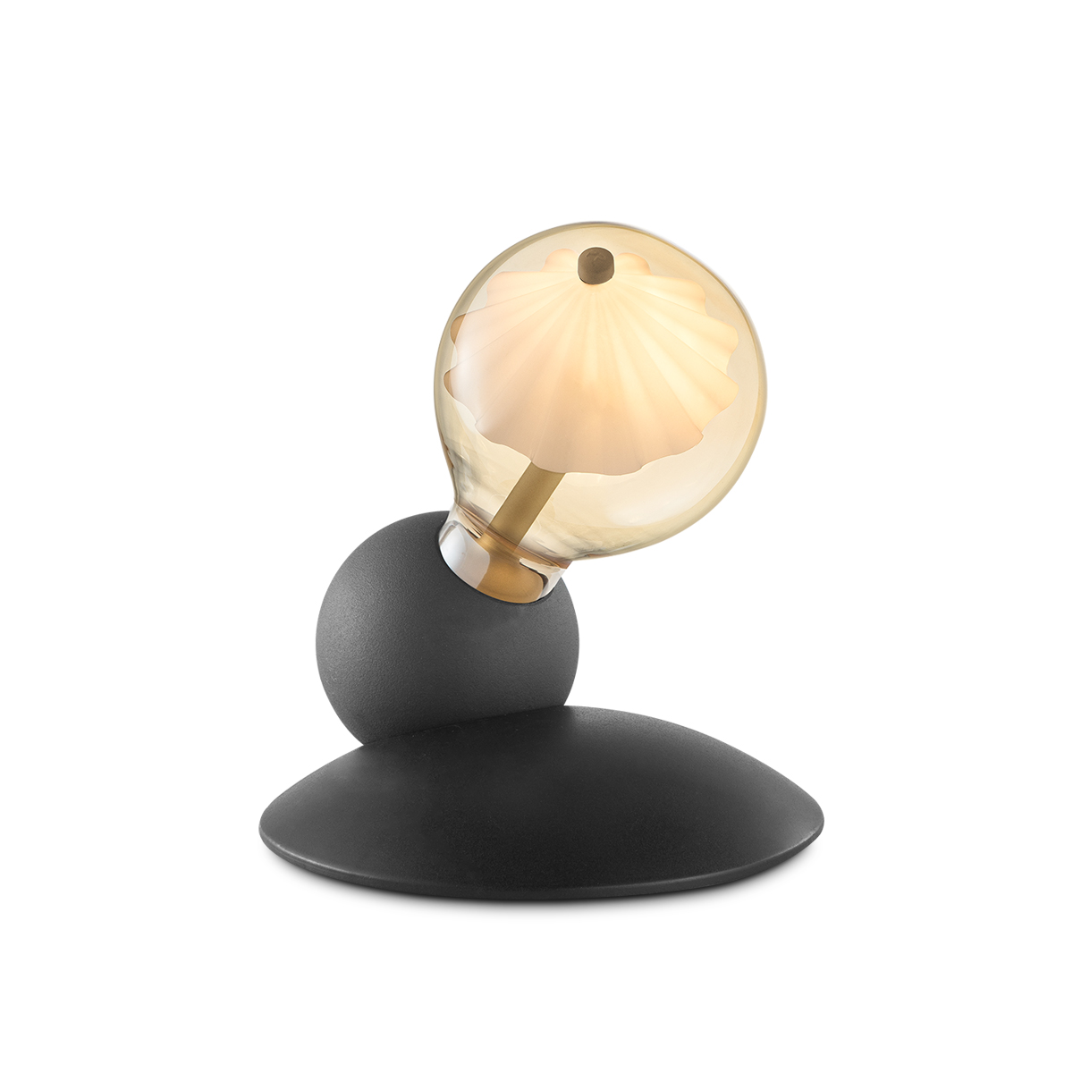 Tangla lighting - TLT7044-01SB - Table lamp 1 Light - metal - move me globus - sand black - standard - E27