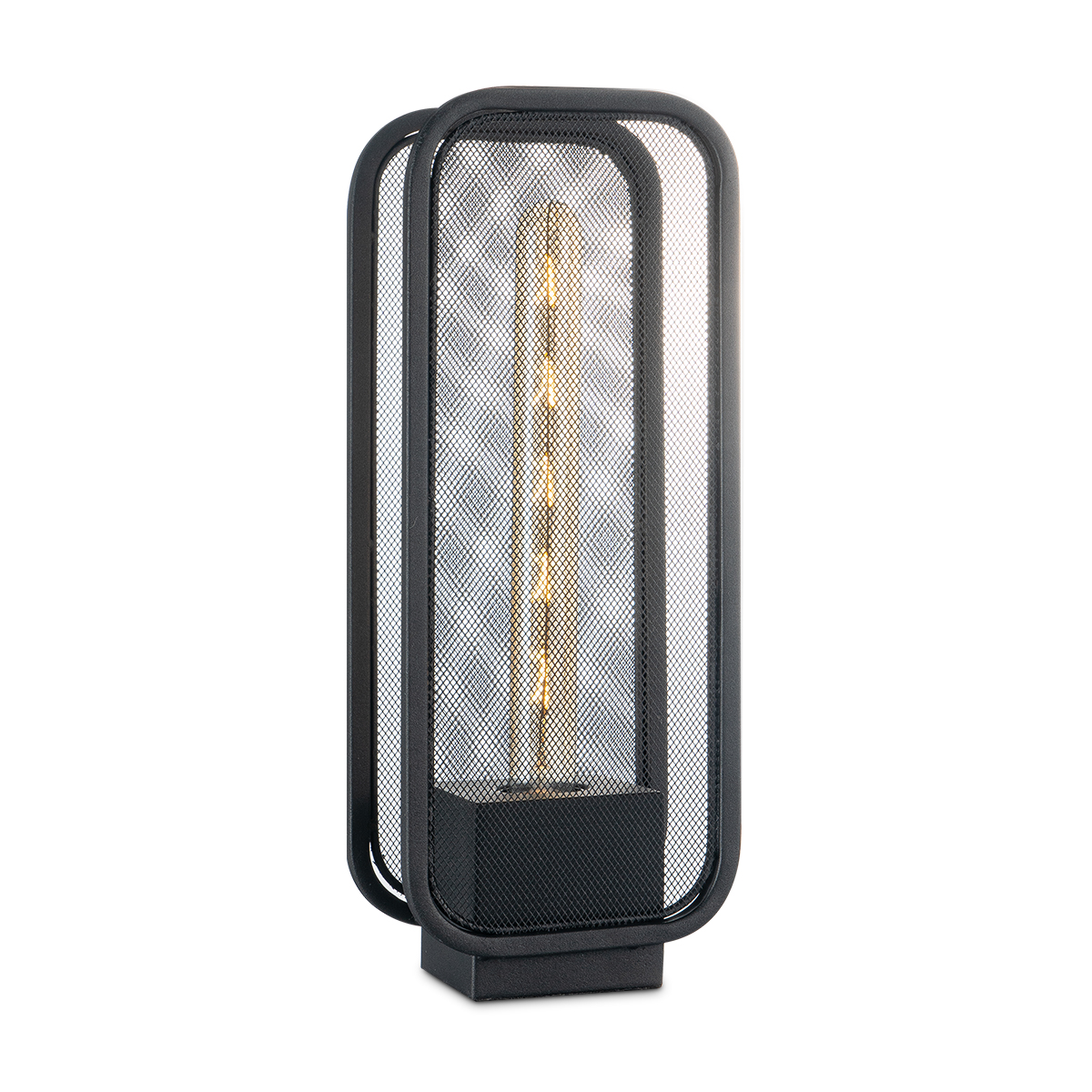 Tangla lighting - TLT7050-01SB - Table lamp 1 Light - metal - sand black - double mesh - E27