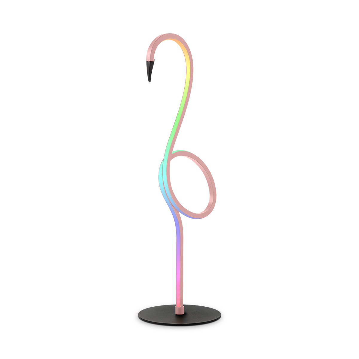 Tangla lighting - TLT7611-01PK - LED Table lamp RGB  - metal - pink - gorgeous