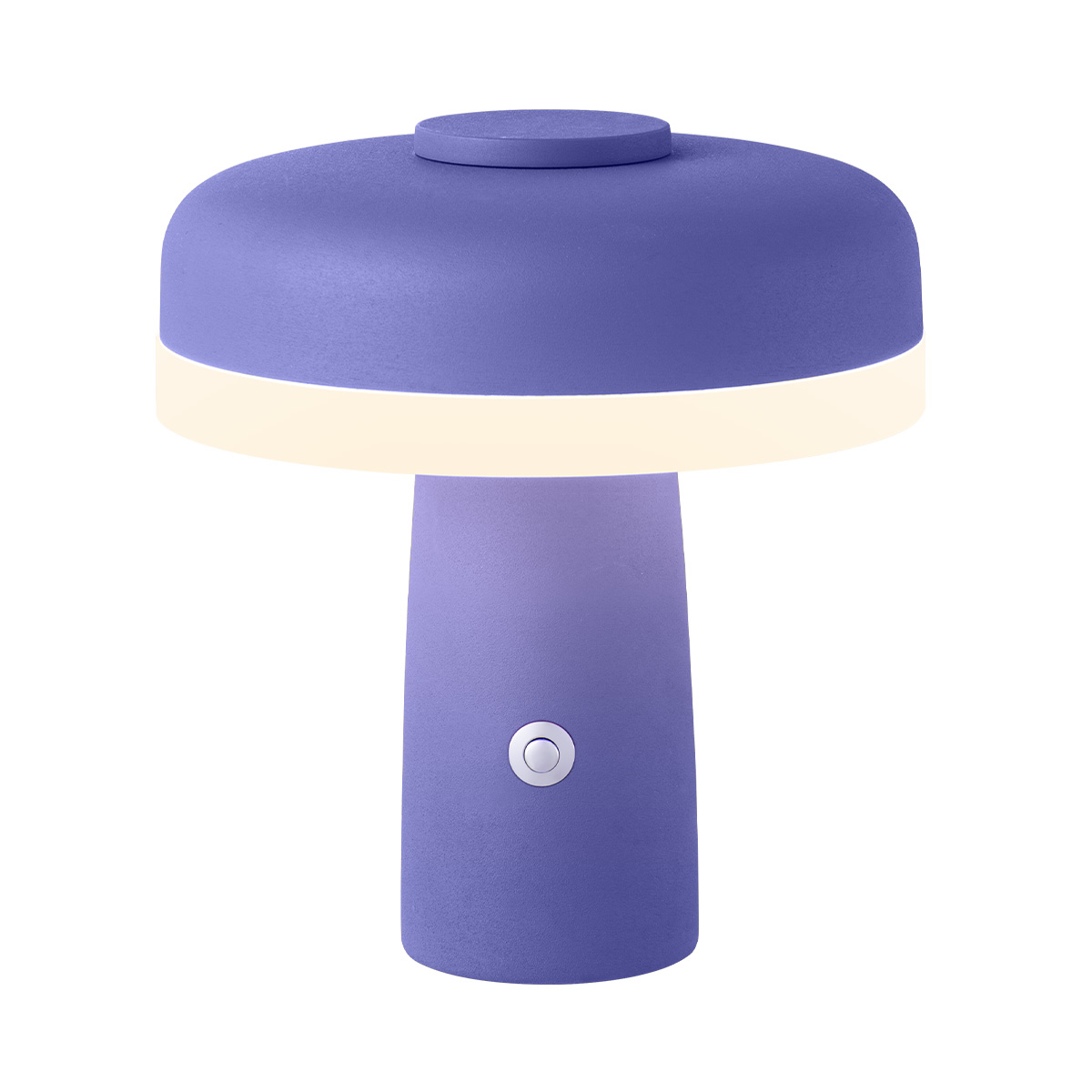 Tangla lighting - TLT7499-01VP - LED Table lamp - rechargeable metal and glass - blue - rechargeable