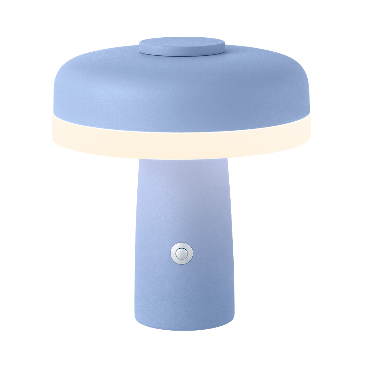 Tangla lighting - TLT7499-01ST - LED Table lamp - rechargeable metal and glass - light blue - rechargeable