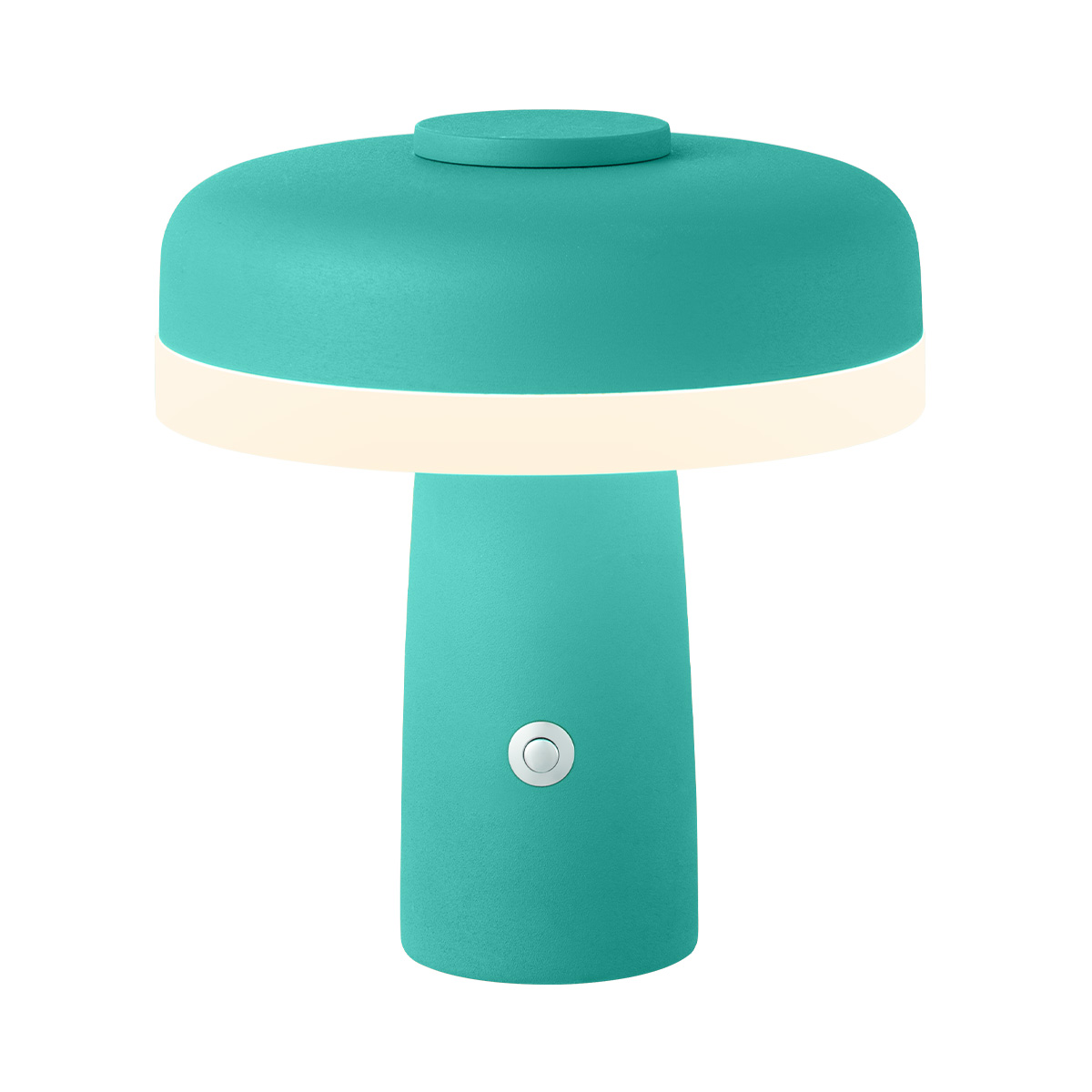 Tangla lighting - TLT7499-01TQ - LED Table lamp - rechargeable metal and glass - light green - rechargeable