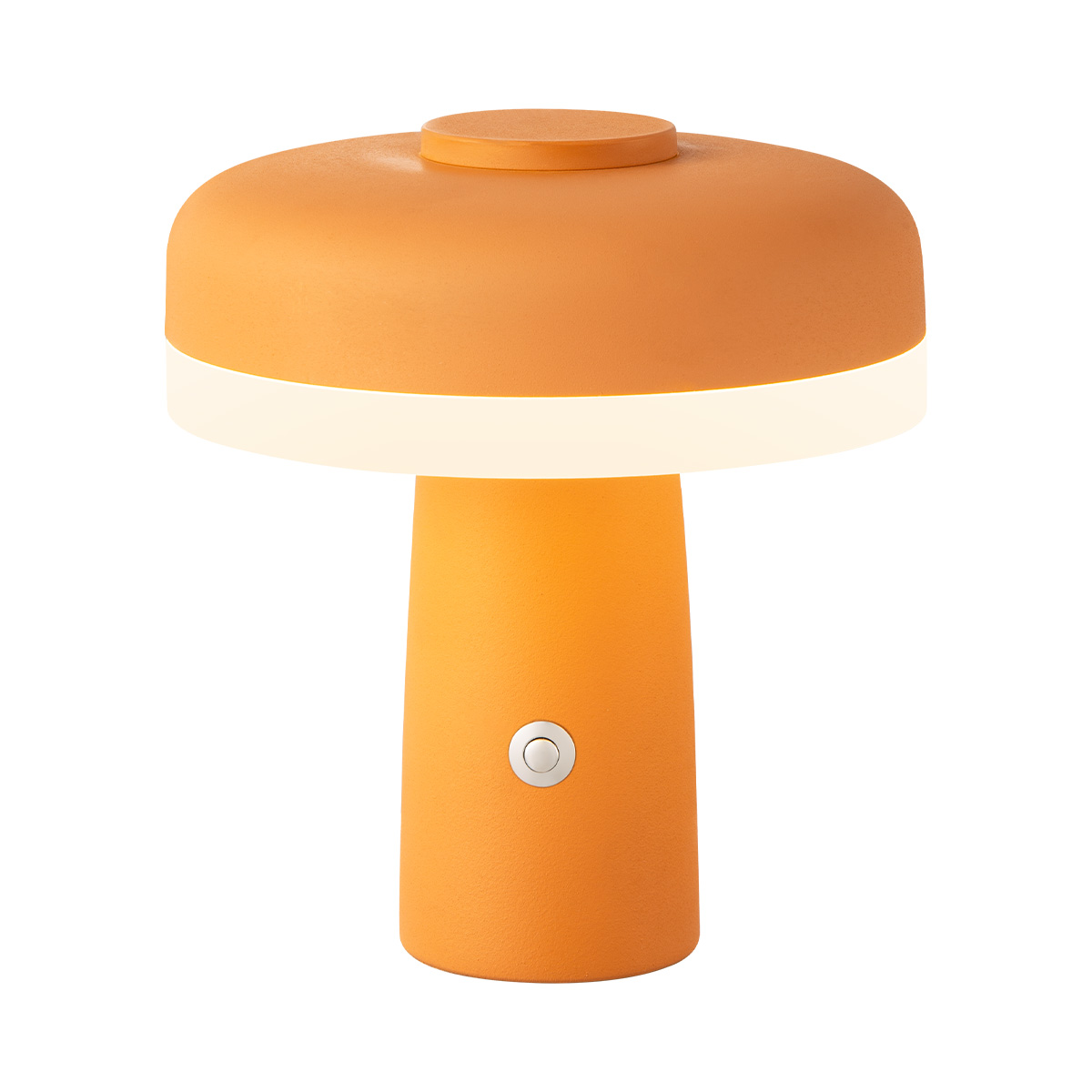 Tangla lighting - TLT7499-01OG - LED Table lamp - rechargeable metal and glass - orange - rechargeable