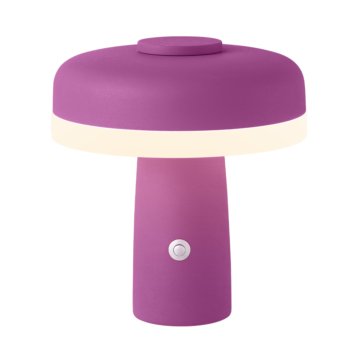 Tangla lighting - TLT7499-01RD - LED Table lamp - rechargeable metal and glass - purple - rechargeable