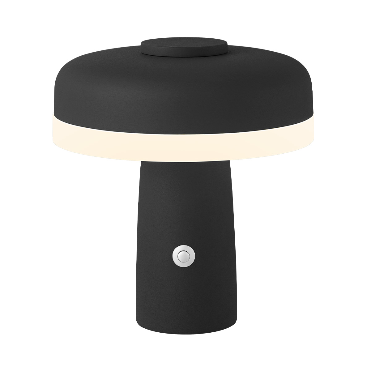 Tangla lighting - TLT7499-01SB - LED Table lamp - rechargeable metal and glass - sand black - rechargeable