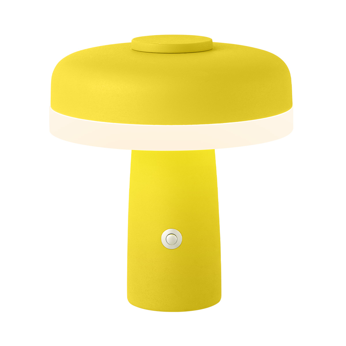 Tangla lighting - TLT7499-01IT - LED Table lamp - rechargeable metal and glass - yellow - rechargeable