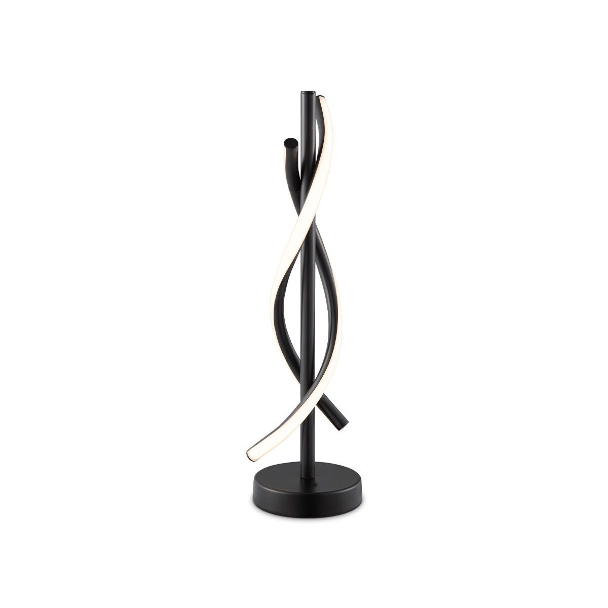 Tangla lighting - TLT7611-01BLACK - LED Table lamp - metal - sand black - spiral