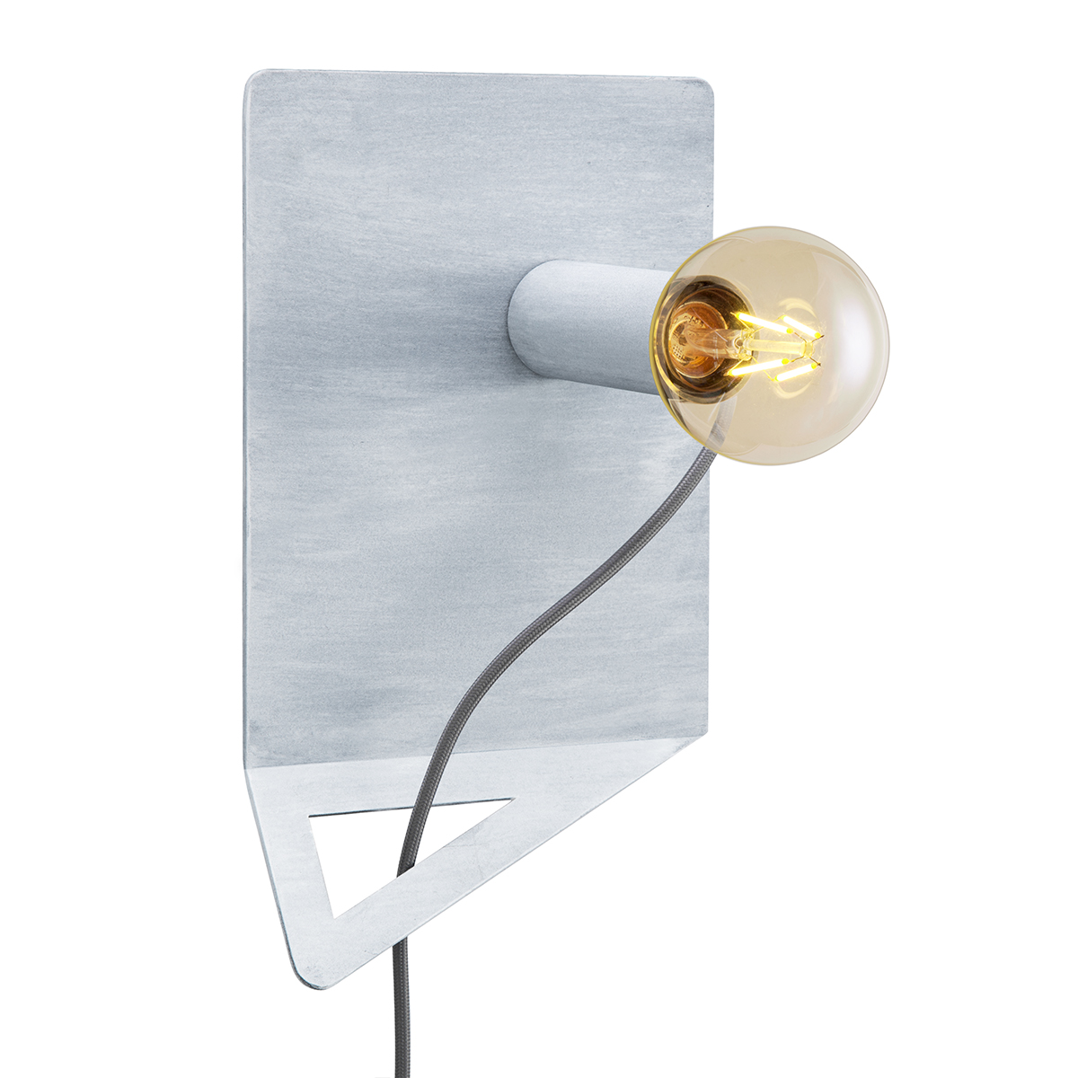 Tangla lighting - TLW7079-01CR - LED Wall lamp 1 Light - metal - concrete - film - E27