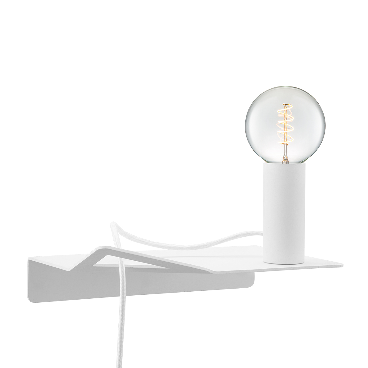 Tangla lighting - TLW7076-01SW - LED Wall lamp 1 Light - metal - sand white  - flat film - E27