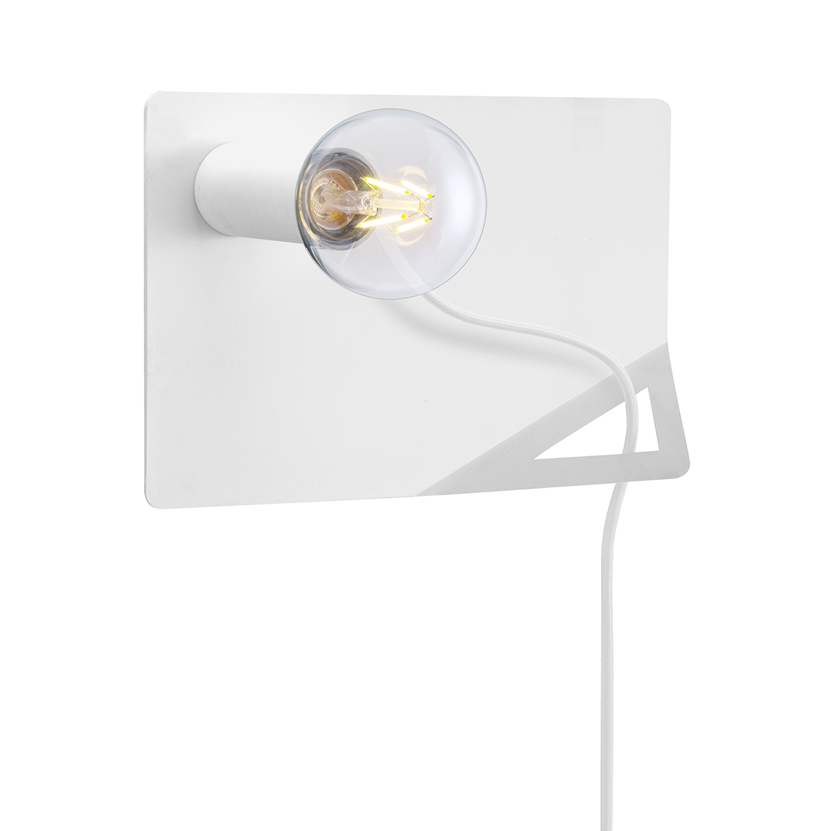 Tangla lighting - TLW7077-01SW - LED Wall lamp 1 Light - metal - sand white  - swivel film - E27