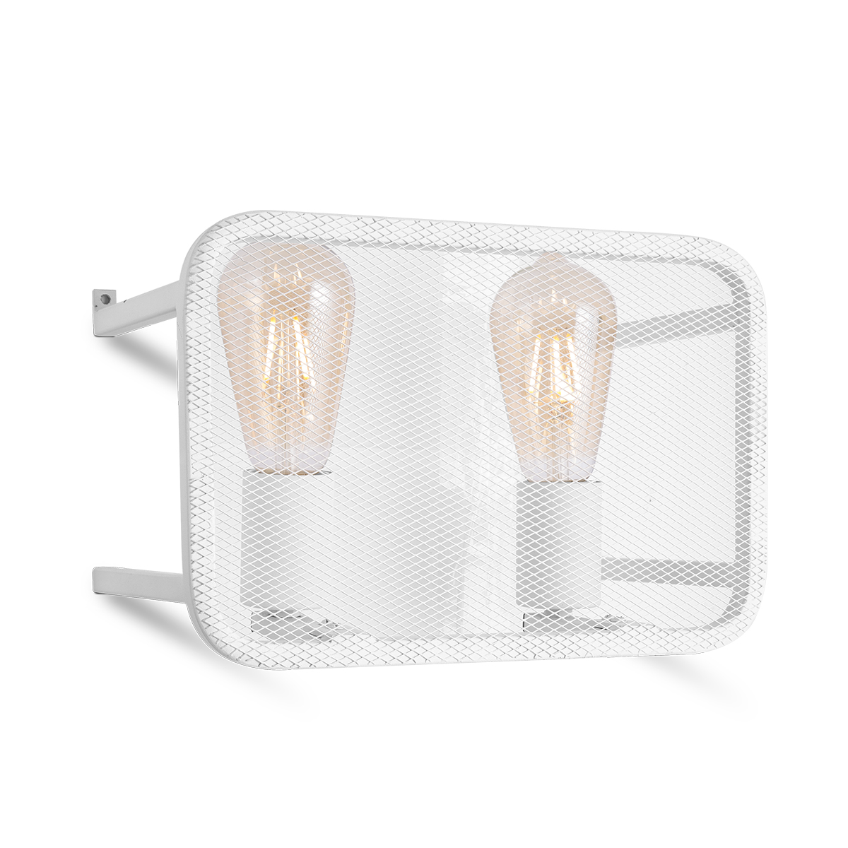 Tangla lighting - TLW3003-02SW - LED Wall lamp 2 Lights - metal - sand white - yarn - E27