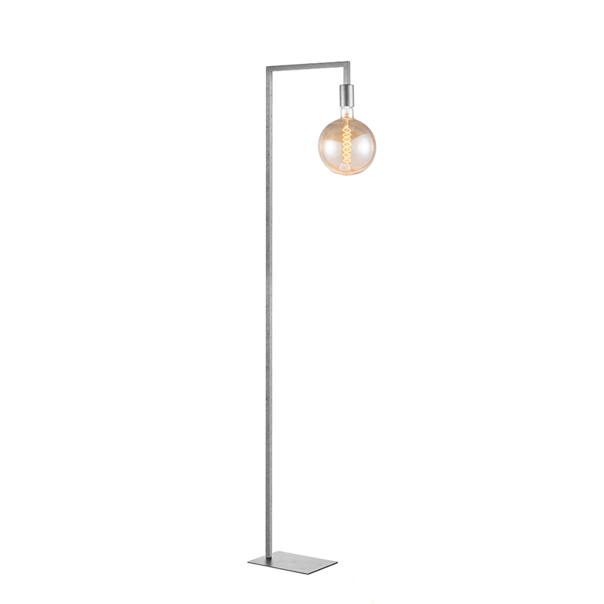 Tangla lighting - TLF2018-01GM - LED floor lamp 1 Light - metal in burned metal - square - E27