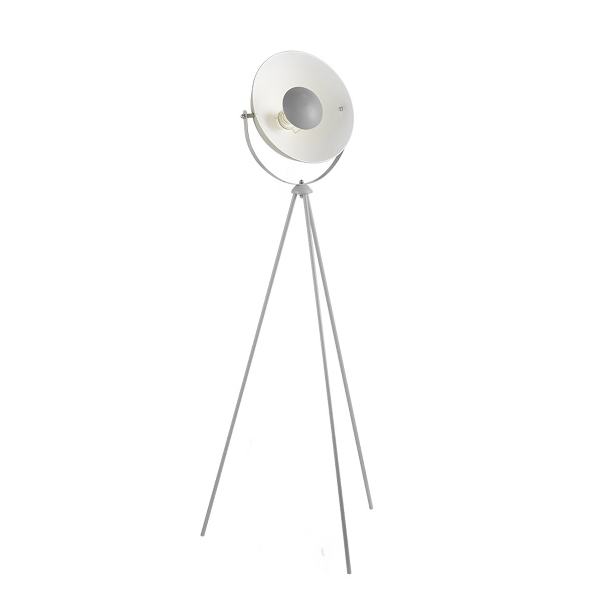 Tangla lighting - TLF7006-01GY - LED floor lamp 1 Light - metal in grey - tripod - E27