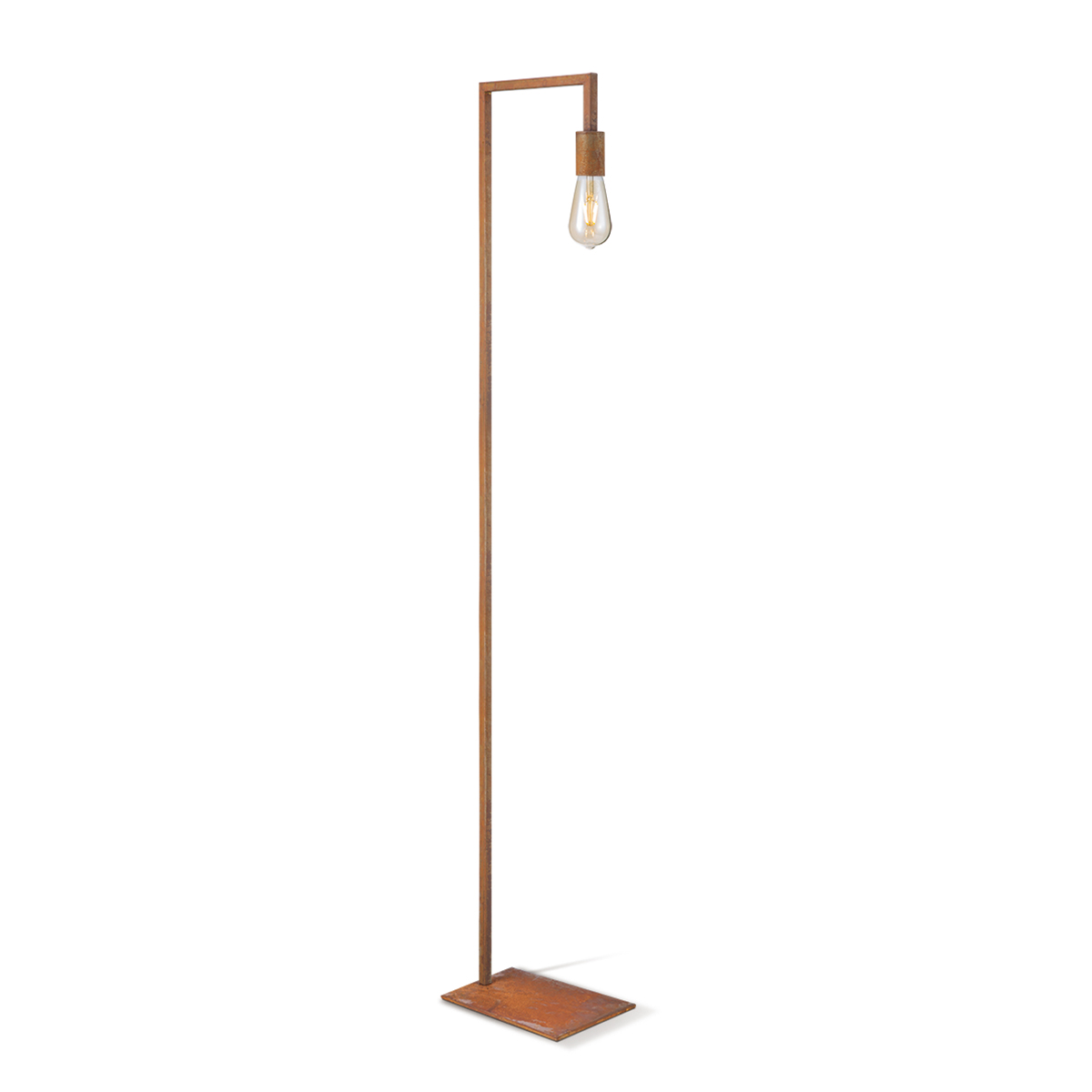 Tangla lighting - TLF2018-01RS - LED floor lamp 1 Light - metal in rusty - E27