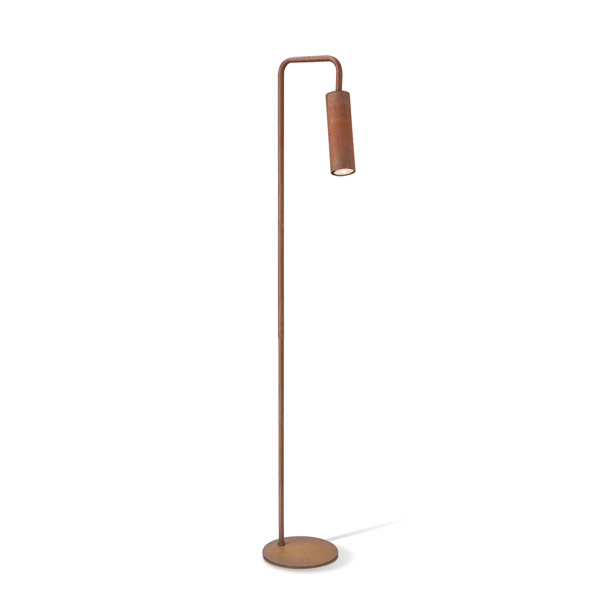Tangla lighting - TLF2017-01RS - LED floor lamp 1 Light - metal in rusty - tube - GU10
