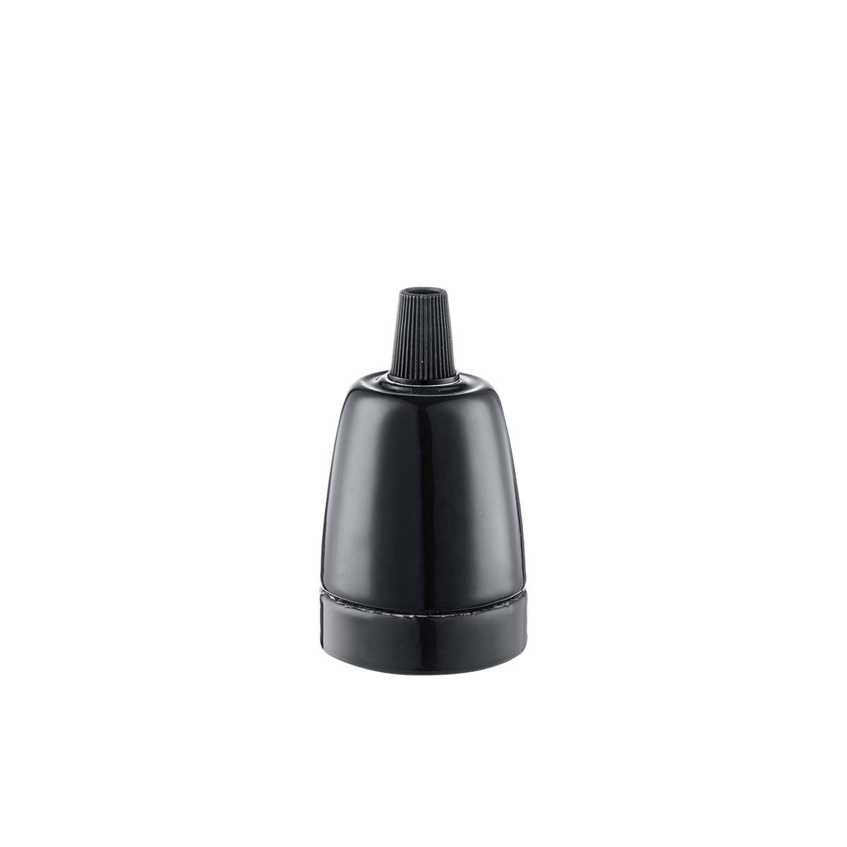 Tangla lighting - TLLH025BK - lamp holder porcelain - E27 - pot - black