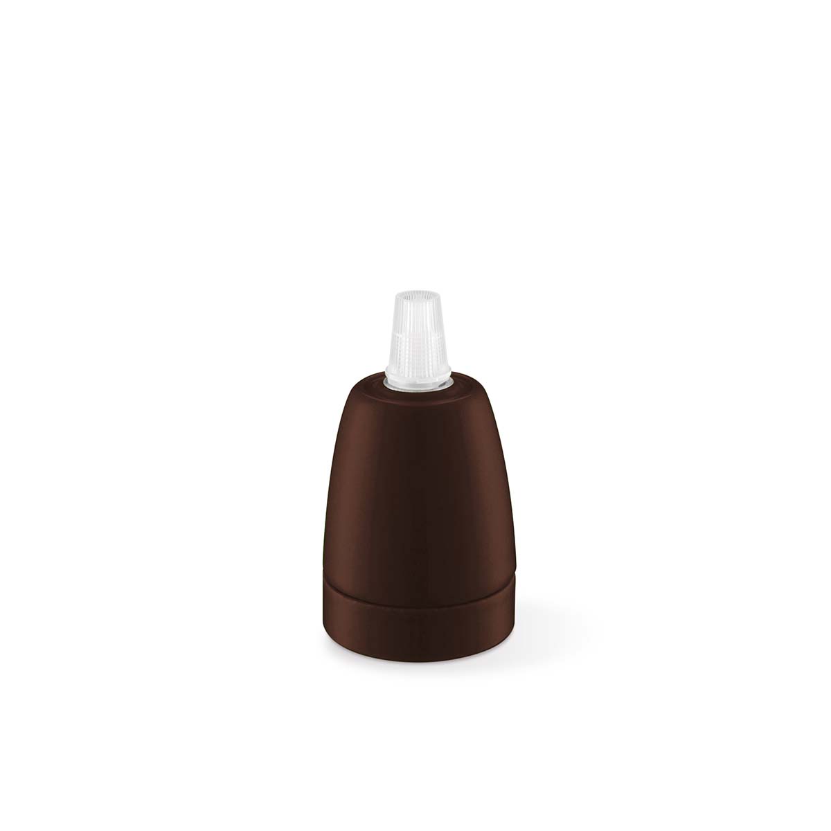 Tangla lighting - TLLH025BN - lamp holder porcelain - E27 - pot - brown